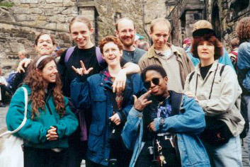Carmine crew at Edinburgh Castle