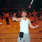 Matt juggling the Viveclubs