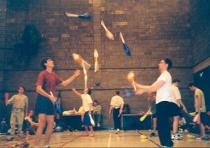 Jon & Peter passing 9 clubs. They passed 10, but I didn't get a pic.