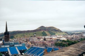 View of tattoo set-up