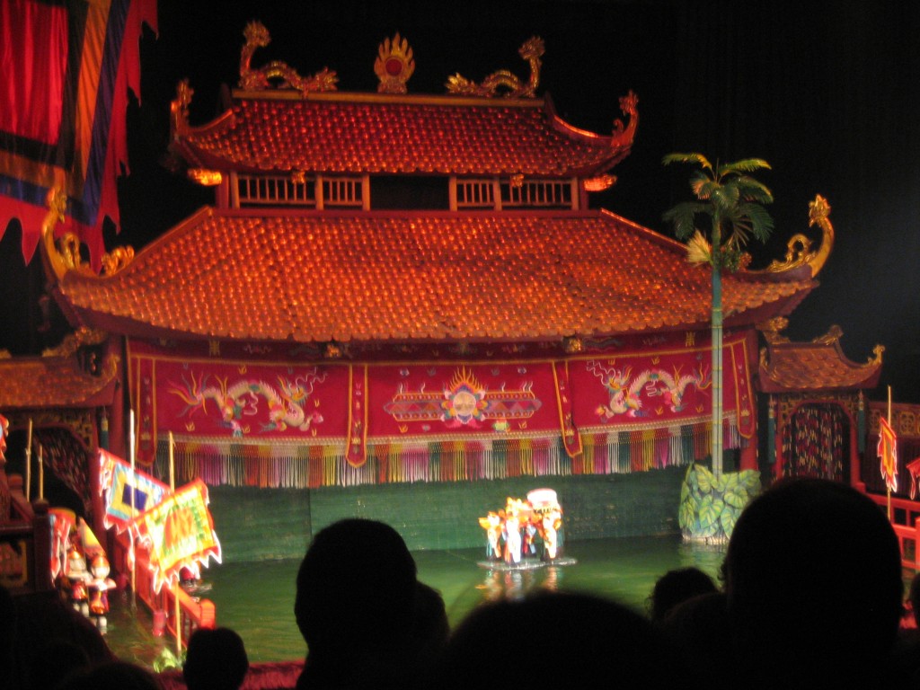 Water puppet theater