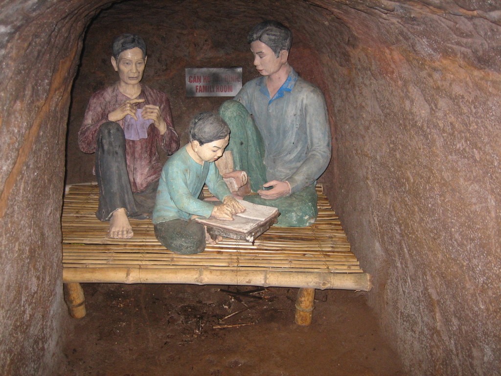 Family home in tunnels